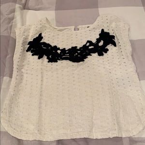 Gap eyelet blouse